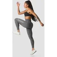 ICANIWILL Queen Mesh Seamless Tights Grey Melange
