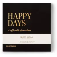 Printworks Photo Album - Happy Days Black (S)