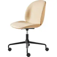 Gubi Beetle Työtuoli Verhoiltu Etupuoli Flair 134 - Toimistotuolit Polyesteri Beige - 10129712