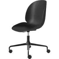 Gubi Beetle Meeting Chair toimistotuoli Black-black