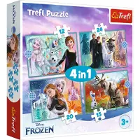 Trefl Frozen 4-in-1 palapelisetti