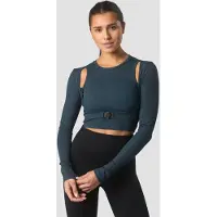 ICANIWILL Shourai Cropped Long Sleeve Winter Teal
