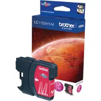 Brother LC1100HYM XL-mustekasetti, 11 ml, magenta