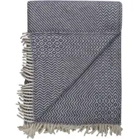 Røros Tweed Kattefot Huopa 150x220 Cm - Huovat & Peitteet Norjalainen Lampaanvilla Midnight Blue - 554006