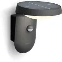 Philips Tyla aurinkokennovalaisin 1,2W, Seinävalaistus ulkotiloihin, Antrasiitti, Metalli, IP44, Patio, Puutarha, III