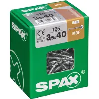 Spax TX 3,5x40 125kpl mdf-levyruuvi