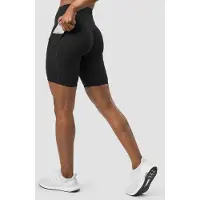 ICANIWILL Scrunch Pocket Biker Shorts Black