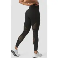 ICANIWILL Queen Mesh Seamless Tights Black