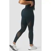 ICANIWILL Queen Mesh Seamless Tights Dk Teal Melange
