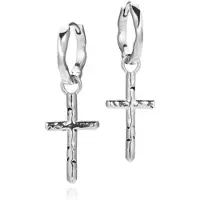 SAMIE Cross Earrings - Silver - ONE SIZE