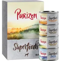 Purizon 6x140g Superfoods lajitelma koiran märkäruoka