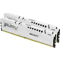 Kingston 32GB (2 x 16GB) FURY Beast White, DDR5 5200MHz, CL40, 1.25V, valkoinen