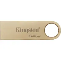 Kingston 64GB DataTraveler SE9 Gen3, 3.2 Gen1 USB-A -muistitikku, 220/100 MB/s, kulta