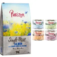 Purizon 6,5kg Single Meat lohi & ruiskaunokinkukka kissan kuivaruoka