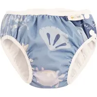 Imse Vimse Swim Diaper S 6-8Kg, Blue Whale - Blue - S 6-8KG