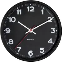 Karlsson KA5846BK New Classic Small Black seinäkello 20 cm