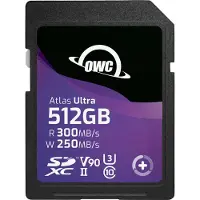 OWC SD Atlas S Ultra SDHC UHS-II R300/W250 (V90) 512GB -muistikortti