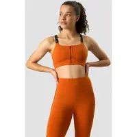 ICANIWILL Ultimate Training Zipper Sports Bra Amber