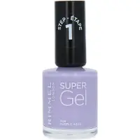 Rimmel , Super geelikynsilakka, 028 Purple Haze, geelilakka, ammattimainen tulos, pitkäkestoinen, kuivuu kuin kynsilakka