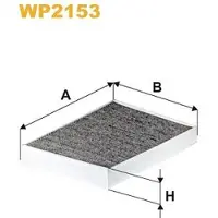 WIX FILTERS Suodatin, sisäilma WP2153