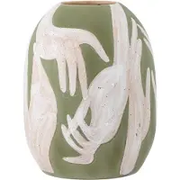 Bloomingville Adalena Vase - Green - Ø23.5XH30.5CM