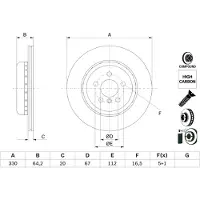 Bosch Jarrulevy (1kpl) 0 986 479 G14