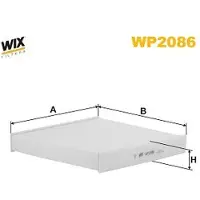 WIX FILTERS Suodatin, sisäilma WP2086