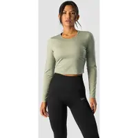 ICANIWILL Nimble Cropped LS Light Sage Green