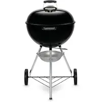 Weber Original Kettle -hiiligrilli, 57cm | E-5710 BBQ-grilli, jossa on kansi, lämpömittari, jalusta ja pyörät | vapaasti seisova ulkouuni