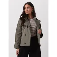 My Essential Wardrobe Miramw Short Trenchcoat - Khaki green - 44