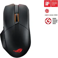 Asus ROG Chakram X Origin, langaton pelihiiri, 36 000 DPI, musta/hopea