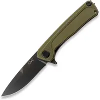 ANV Knives Z100 BB Plain Edge DLC Sleipner, Olive