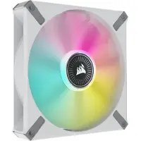 Corsair iCUE ML140 RGB ELITE Premium Magnetic Levitation Fan -tuuletin, valkoinen, 140 mm, tuplapakkaus
