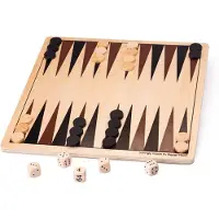 Bigjigs Backgammon Wooden Board Game