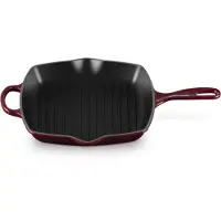 Le Creuset Signature 20183269490422 Garnet, square grill pan/skillet, 26 cm