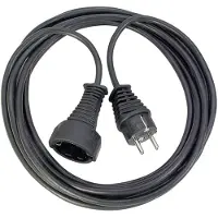 Brennenstuhl – Earthed extension cable, CEE 7/7 - CEE 7/4, 3m, black (1165430)