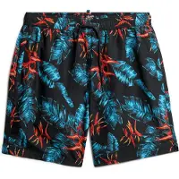 Superdry for man. M3010232A Navy Hawaiian print swimming costume (S), Beachwear, Recycled Polister, Sustainable
