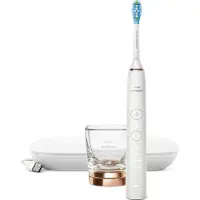 Philips Sonicare DiamondClean 9000 HX9911/94 Sonic-sähköhammasharja ja sovellus, Aikuinen, Sonic-hammasharja, Normaali, Pehmeä, Valkoinen, Ovaali, ...