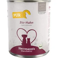 Herrmann's 12x800g Pure Meat Luomu luomukana märkäruoka