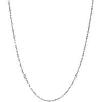 Lykken Basics 9-karaatin 1,2 mm panssari valkokultakaulaketju 46 cm