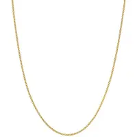 Lykken Basics 9-karaatin 1,1 mm panssari kultakaulaketju 46 cm