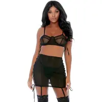 Erotic Treasure Put O-ring On It -alusasusetti hameella, L