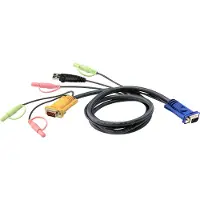 Aten 2L-5305U, 5 m, VGA, Musta, HDB-15, USB A, 2 x 3.5mm, SPHD-15, 2 x 3.5mm, Uros