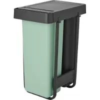 Brabantia Sort&Go Sisäänrakennettavat ämpärit, 2x30 L Tummanharmaa