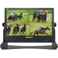 Seetec ATEM156 4 HDMI 15.6' VIDEO MONITOR FOR LIVE suoratoistolähetysohjain