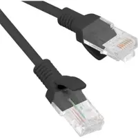 Lanberg PCU6-10CC-0150-BK, 1,5 m, Cat6, U/UTP (UTP), RJ-45, RJ-45, Musta
