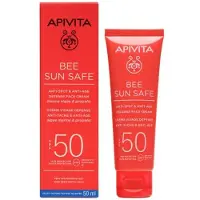 Apivita Bee Sun Safe Anti-spot And Anti-aging Spf50+ 50ml Kosteusvoide