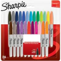 Sharpie Tussi Lajiteltu 24 Yksiköt
