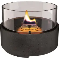 Tenderflame - Café Raw Lyhty 18 cm Musta