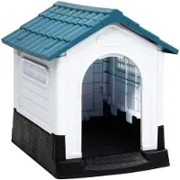 vidaXL Koirankoppi sininen 57x68x66 cm polypropeeni